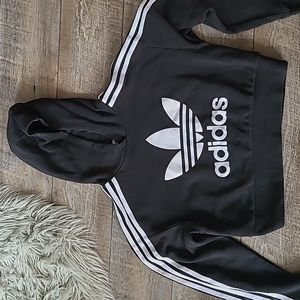 Adidas crop hoodie